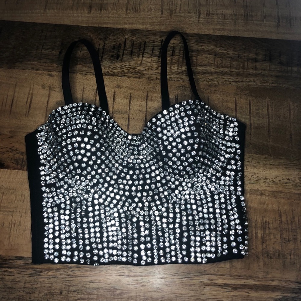 Rhinestone Bustier
